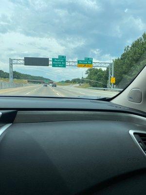 See the crack. It started from the very edge of the windshield.