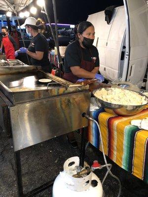 Hand made tortillas