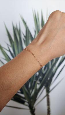 Permanent jewelry- Rose gold chain