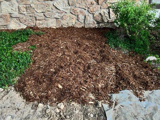 Mulch replaced