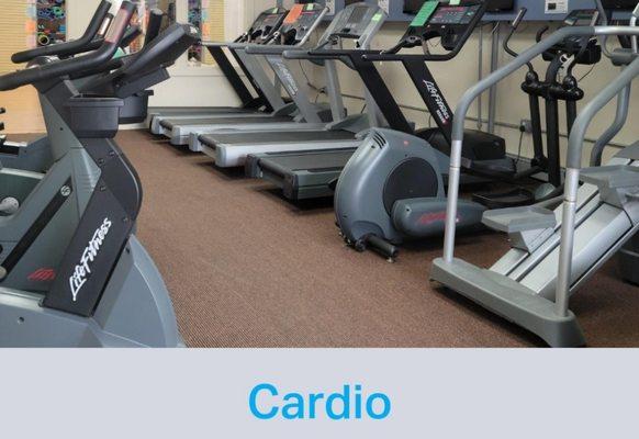 Bikes, treadmills elipticals and more to meet your cardio needs!