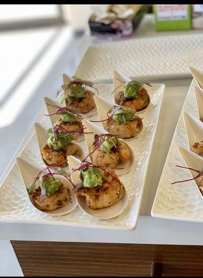 Pan Seared Chile Lime Shrimp Appetizer