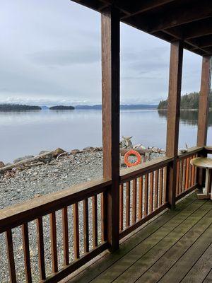 View from the lower deck