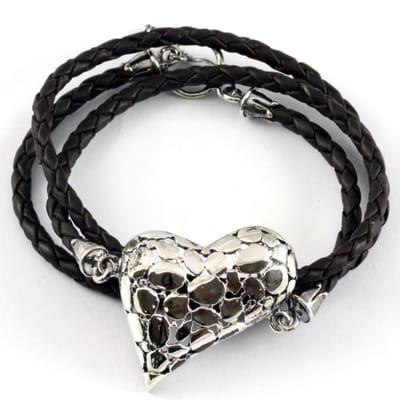 Silver Heart Bracelet