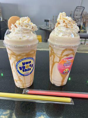 Banana Pudding & Banana Caramel meal replacement Shake!  Yummy