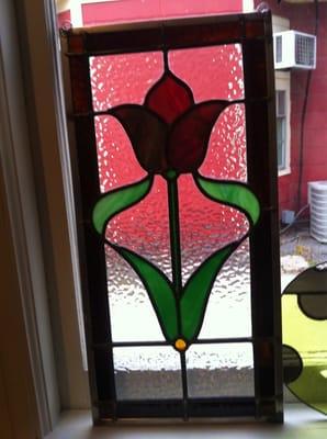 Hang a tulip in your window. 10" x 20"  $95.