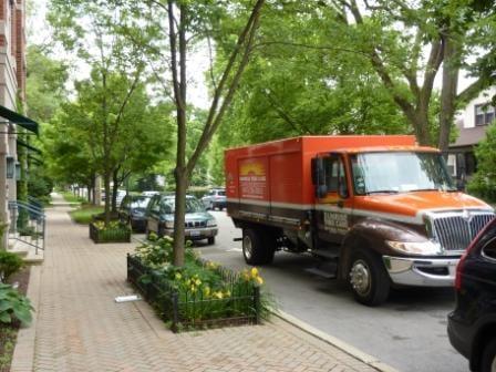 Emerald Ash Borer applications in downtown Winnetka.