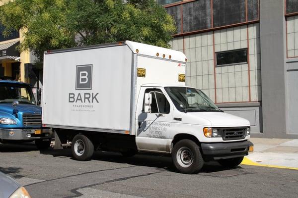 Our air-conditioned, full-insured truck makes daily trips into Manhattan to pick up and deliver art.