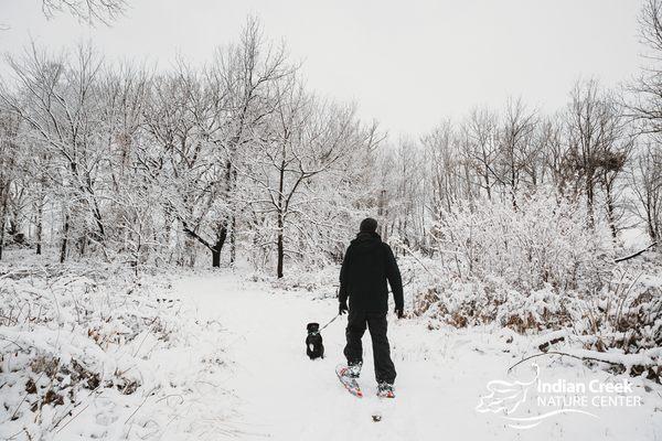 Snowshoe rentals available with 5+ inches of snow on the ground.