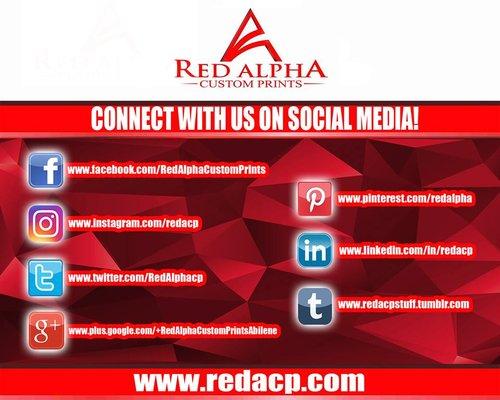 Link up with us on your favorite social media site