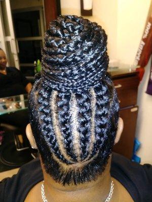 Short & Sassy Cornrows!