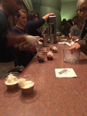 Milkshake Factory staff were on top of their game tonight!