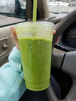 24 oz green light smoothie. So good!