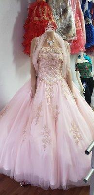 One of our many beautiful Quinceañera dresses!