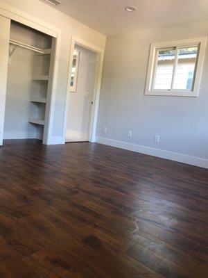 Flooring and paint work