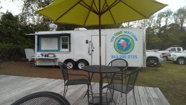 Shrimp Loco Bluffton! Food Truck, BBQ, Shrimp Tacos & Fried Avacado!