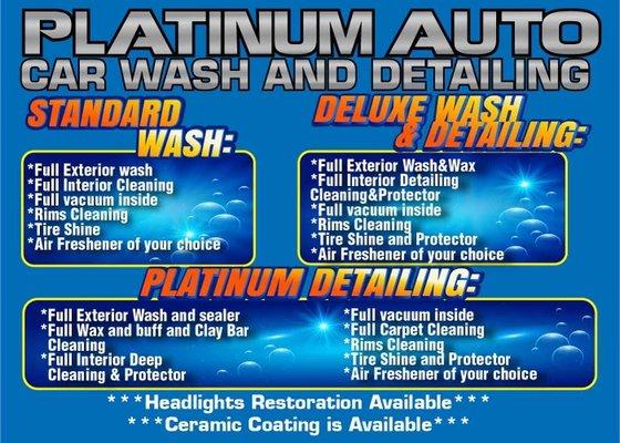 Platinum Auto Car Wash And Detailing