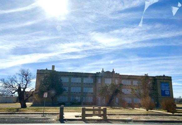 Vacant Building on S. 1st. Was my middle school once upon a long time ago