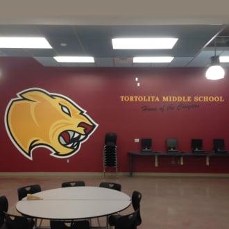 Need a logo painted on a wall? We can do that too!