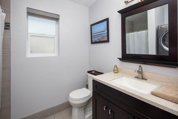 New Bathroom in a small space.