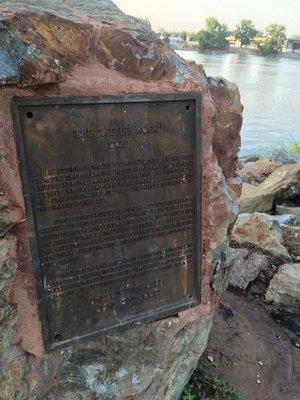 The actual Rock. lol. JK. A little history. Julius Breckling Park playgrounds, sculptures and History about the Ark. Trail