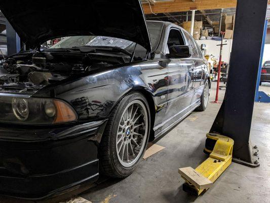 540i major engine rebuild + suspension modifications