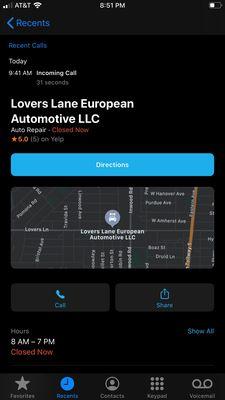 Lovers Lane European Automotive LLC