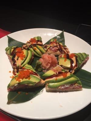 Sushi pizza