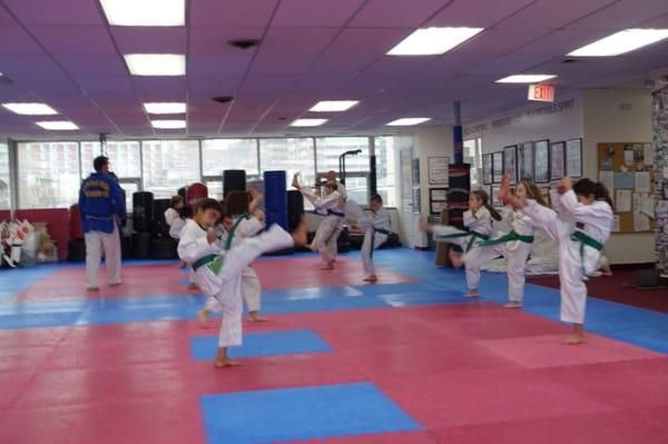 We help kids learn and practice the basic tenets of Taekwondo: Perseverance, Self-Control, Integrity, Courtesy, and indomitable Spirit.