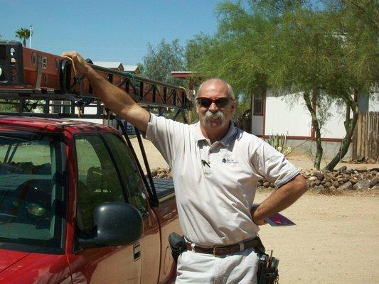 Tom Buckhardt, Inspector with his Chevy S-10 417,000 miles original engine. I am on a quest to 500,000 miles!