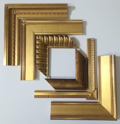 Gold-leaf frame selections