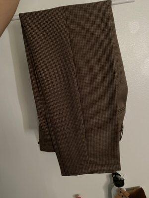 altered trouser/dress pants