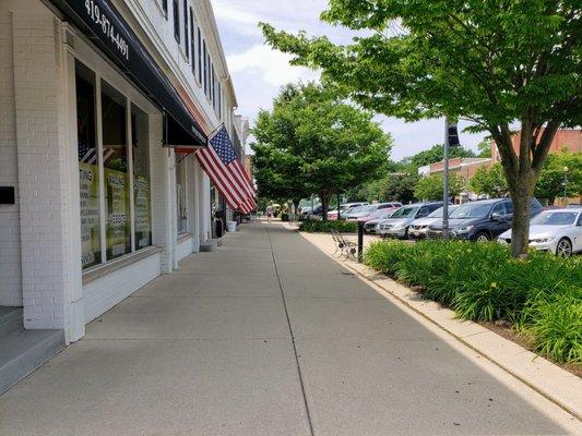 Shops on West Side of Louisiana Ave. in Downtown Perrysburg