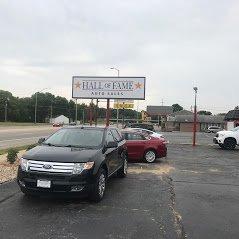 Exterior Sign at Hall of Fame Auto Sales in Loves Park