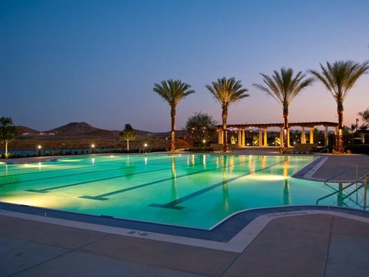 The Bay Club offers sparkling two pools and a relaxing spa.