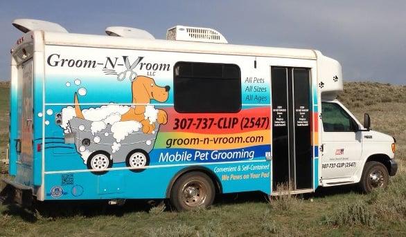 Groom-N-Vroom's State of the Art Mobile Grooming Unit