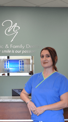 Your Herndon dentist, Dr. Nazila Ganji, at Cosmetic & Family Dentistry.