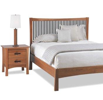 Berkeley Bed and Nightstand