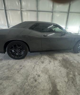 Dodge challenger in 20% ceramic