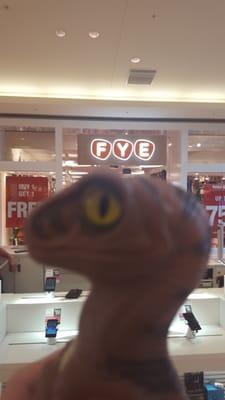 Bob the Raptor Says "This is FYE... Mammals come here to get plastic things and music."