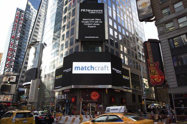 MatchCraft featured at Times Square for Expanded Text Ads!