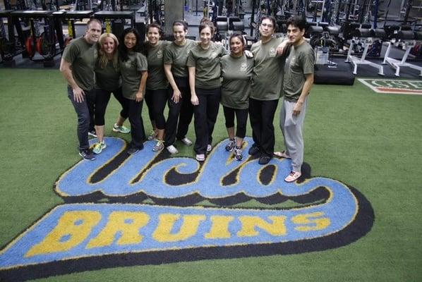 Massage Therapist Team for UCLA Football