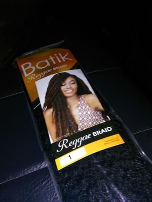 Marly  #1 by Batik °Reggae Braid $4.99 per pack