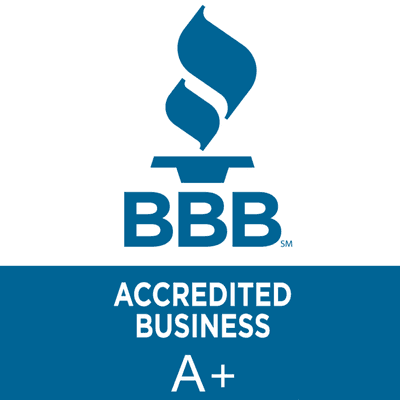 Proud to be an A+ Accredited Business with the Better Business Bureau