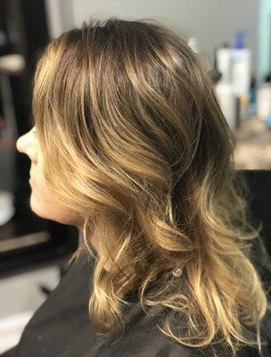 Golden Blond Balayage