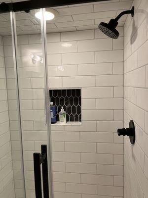 New shower that came out great!