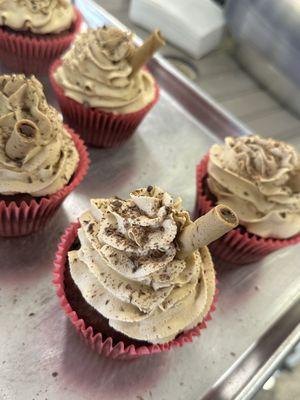 Coffee infused cupcake