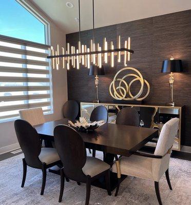 We can help you find the perfect lighting and wallpaper for any space.