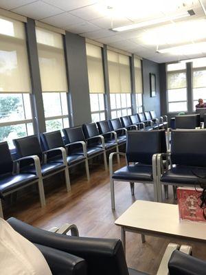 Large waiting room