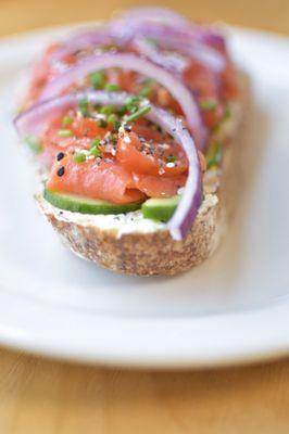 Salmon Toast !  @seragosa